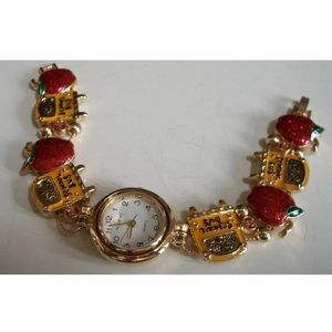 Women Number Dial School Bus/Apple teacher watch